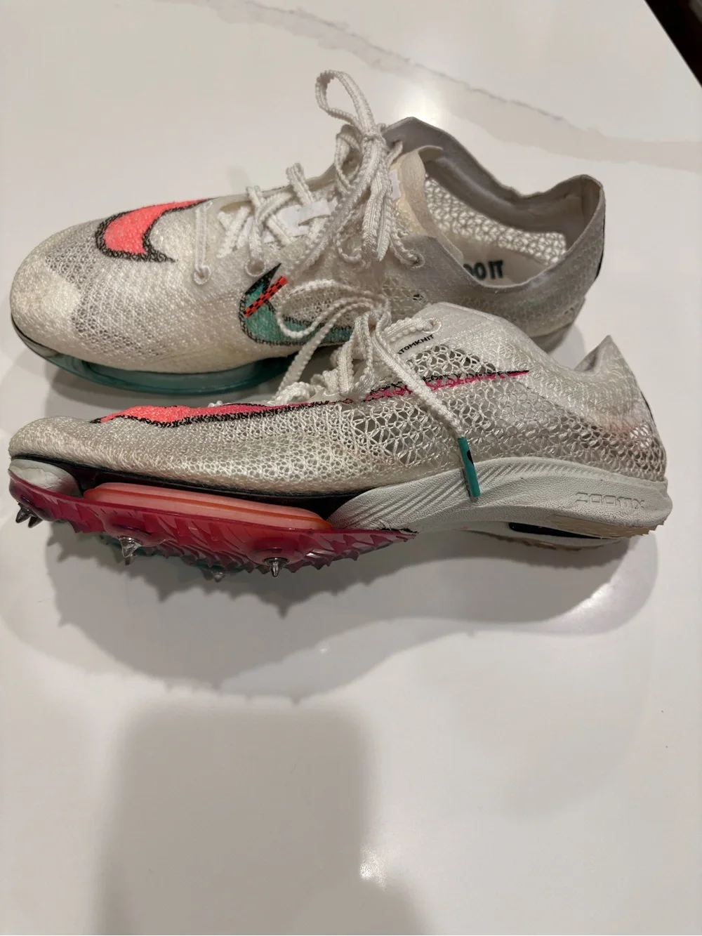 Nike Air Zoom Victory Track Spikes White Ombré US 5 / Women’s 6.5 *READ DESC*